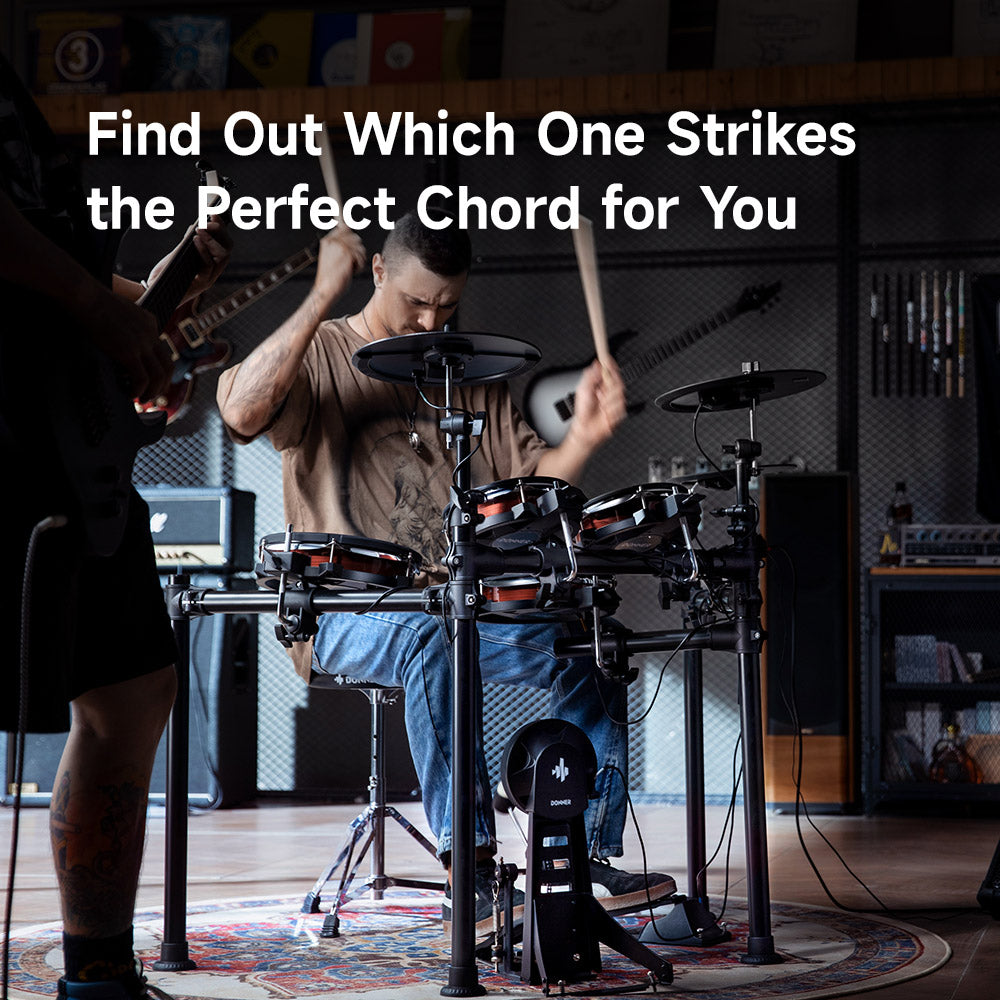 Vergleich der technischen Daten des Donner-E-Drum-Sets