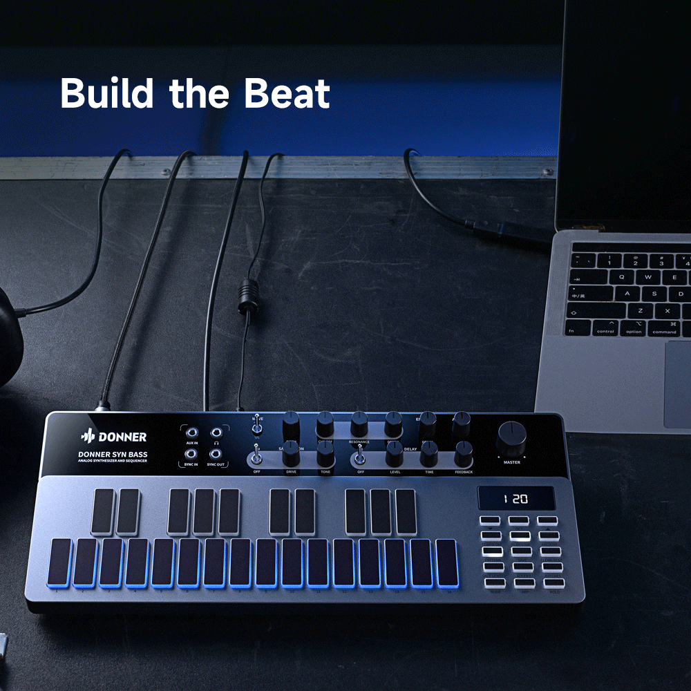 Donner B1: Analoger Bass Synthesizer für Anfänger | Features