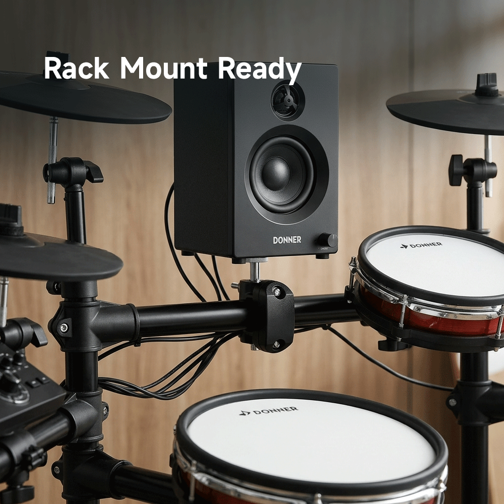 Donner DDA-20SE E-Drum Monitor: Platzsparender Rack-Verstärker