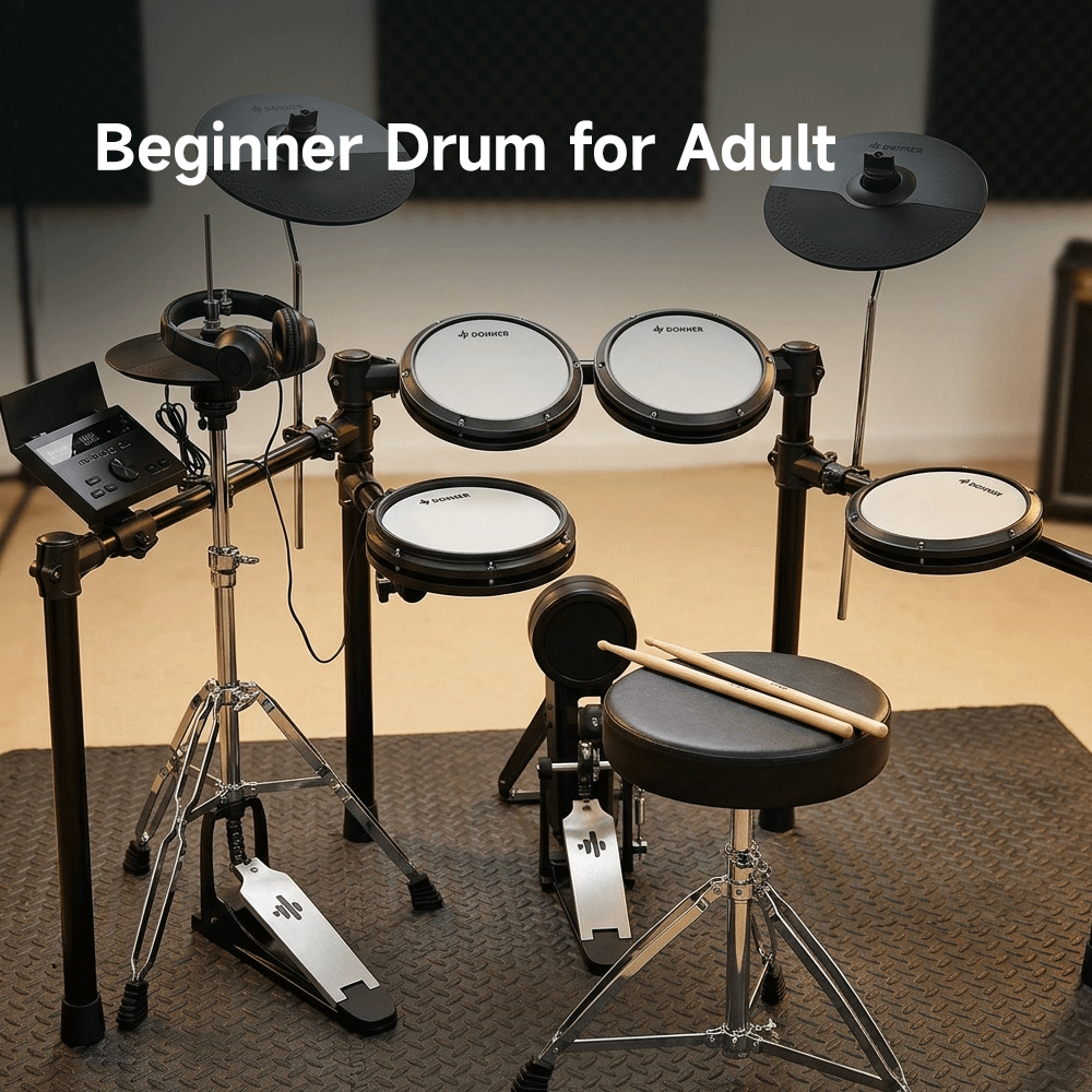 Donner DED-100 E-Drum-Set für Anfänger: leise und kompakt
