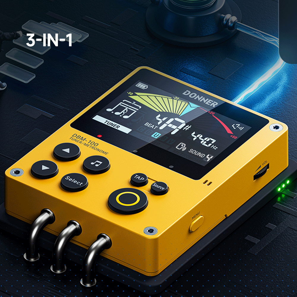 Donner DBM-100: Metronom, Tuner und Tone Generator