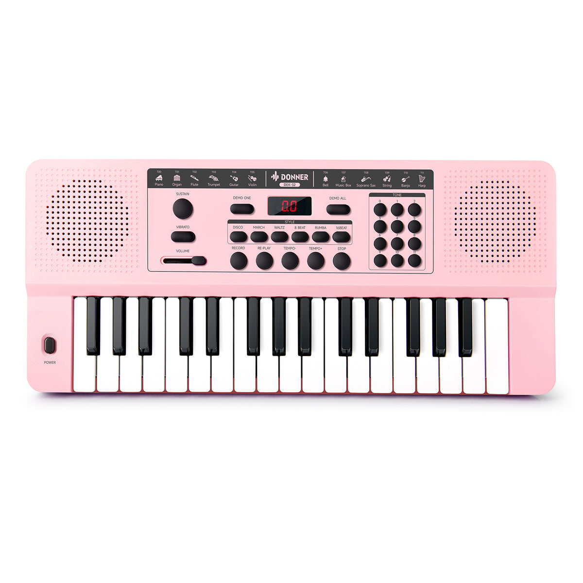 Donner DEK-32 32-Tasten-Keyboard-KIDO 32 Tasten Rosa + DEK-32 Rosa##