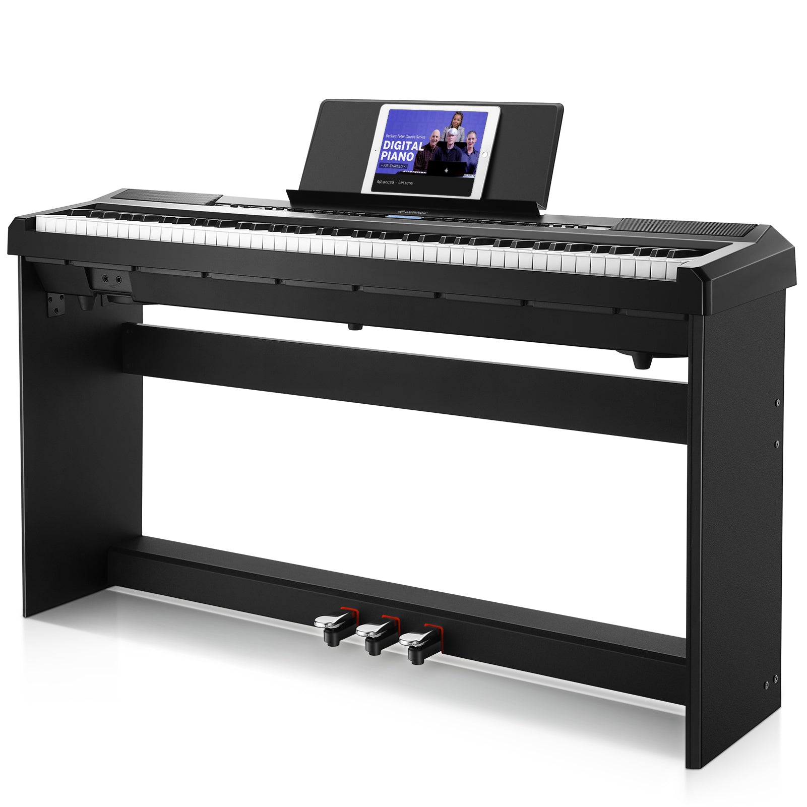 Donner DEP-20 Digital Piano mit Hammermechanik-Schwarz##