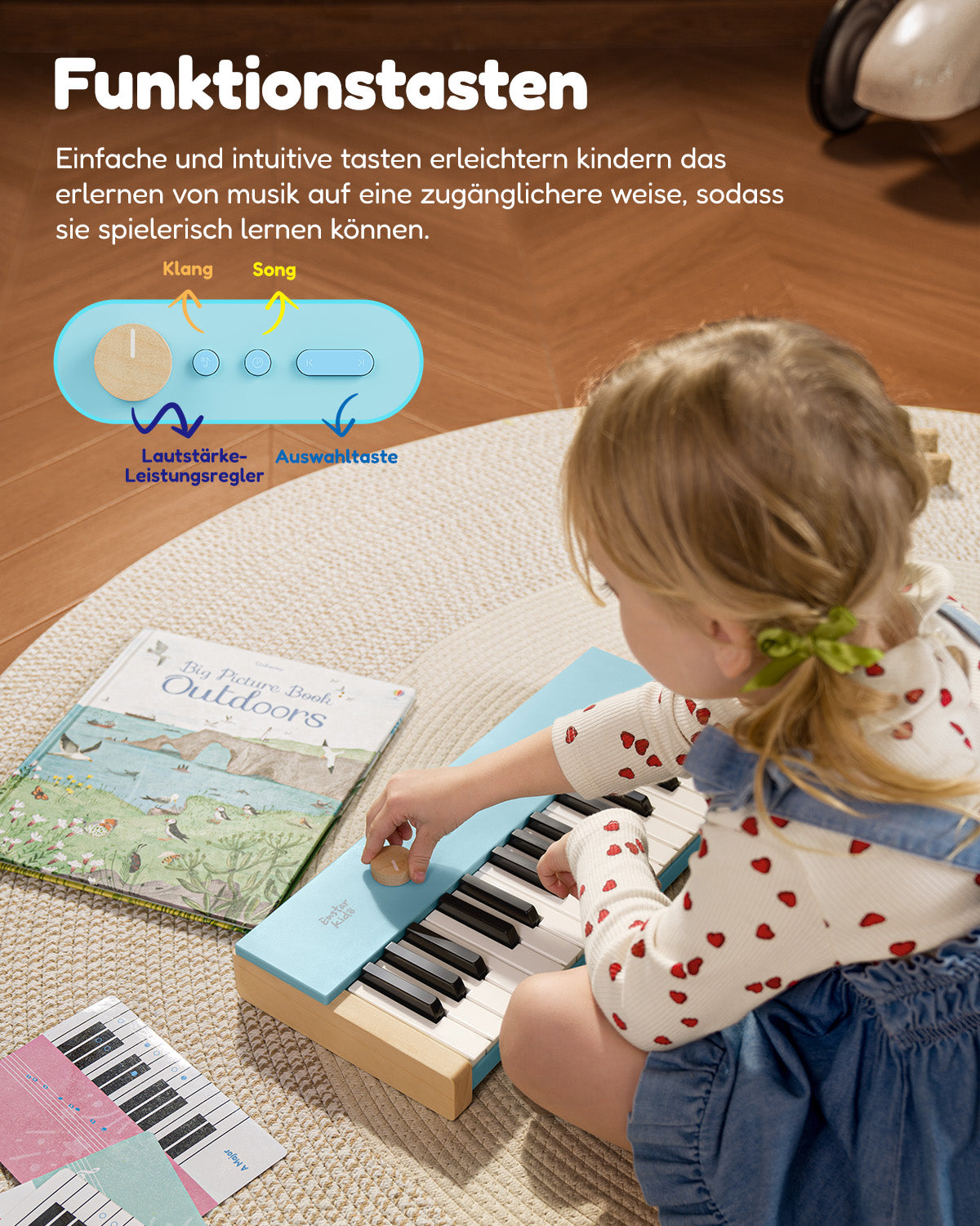 Donner DEK-32 32-Tasten-Keyboard-KIDO 32 Tasten Blau + DEK-32 Weiß##