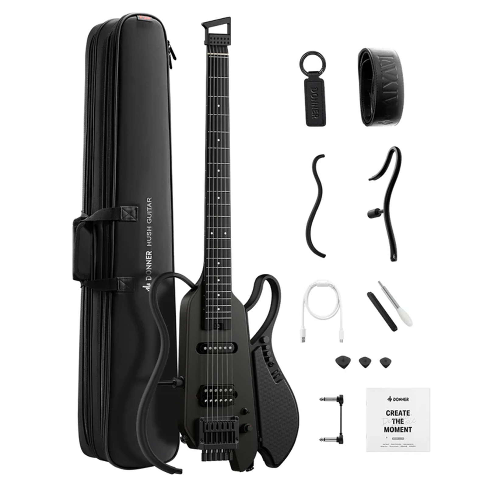 Donner HUSH X LIVE Reisegitarre-Miyavi-Ausgabe##