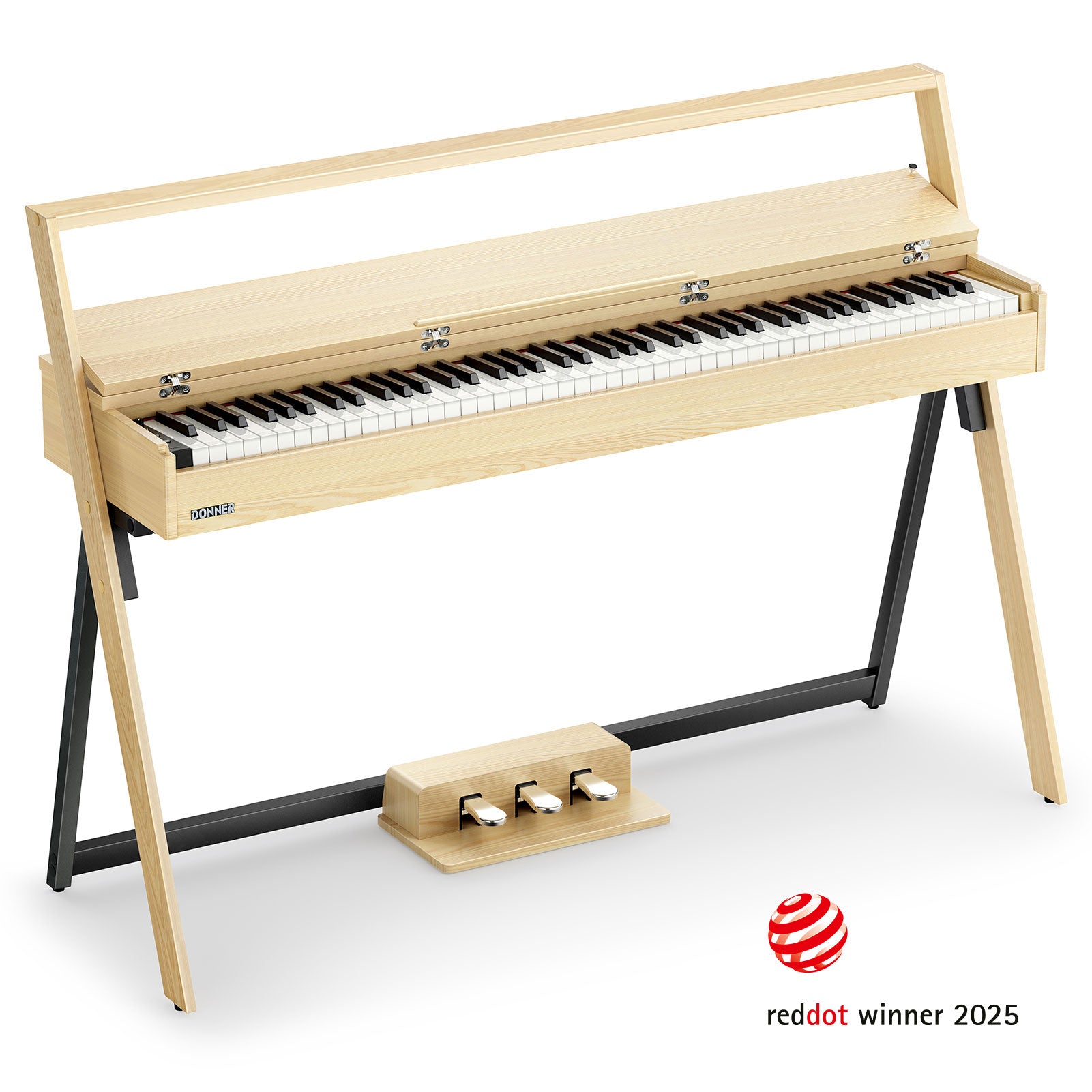 Donner OURA™ R300 Haushalts Digital Piano-Helle Holzfarbe##