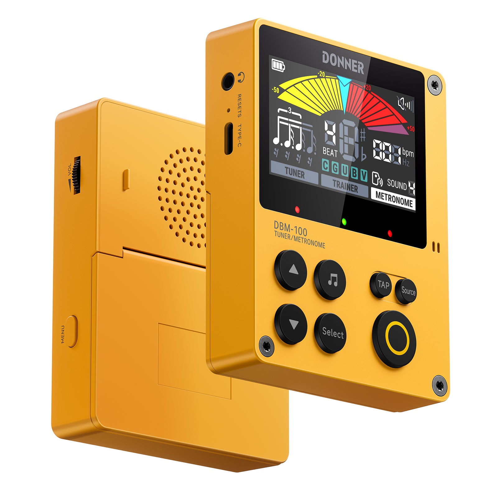 Donner DBM-100 Metronom-Gelb