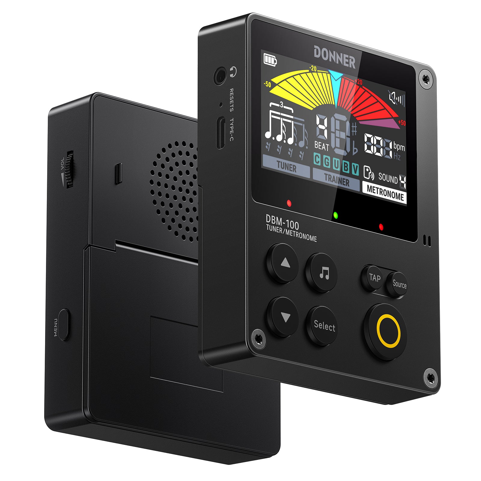 Donner DBM-100 Metronom-Schwarz