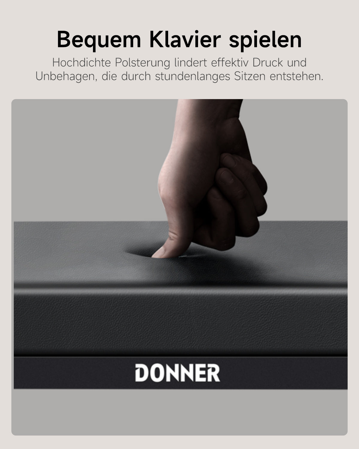 Donner DKB-200 Minimalistische Klavierbank