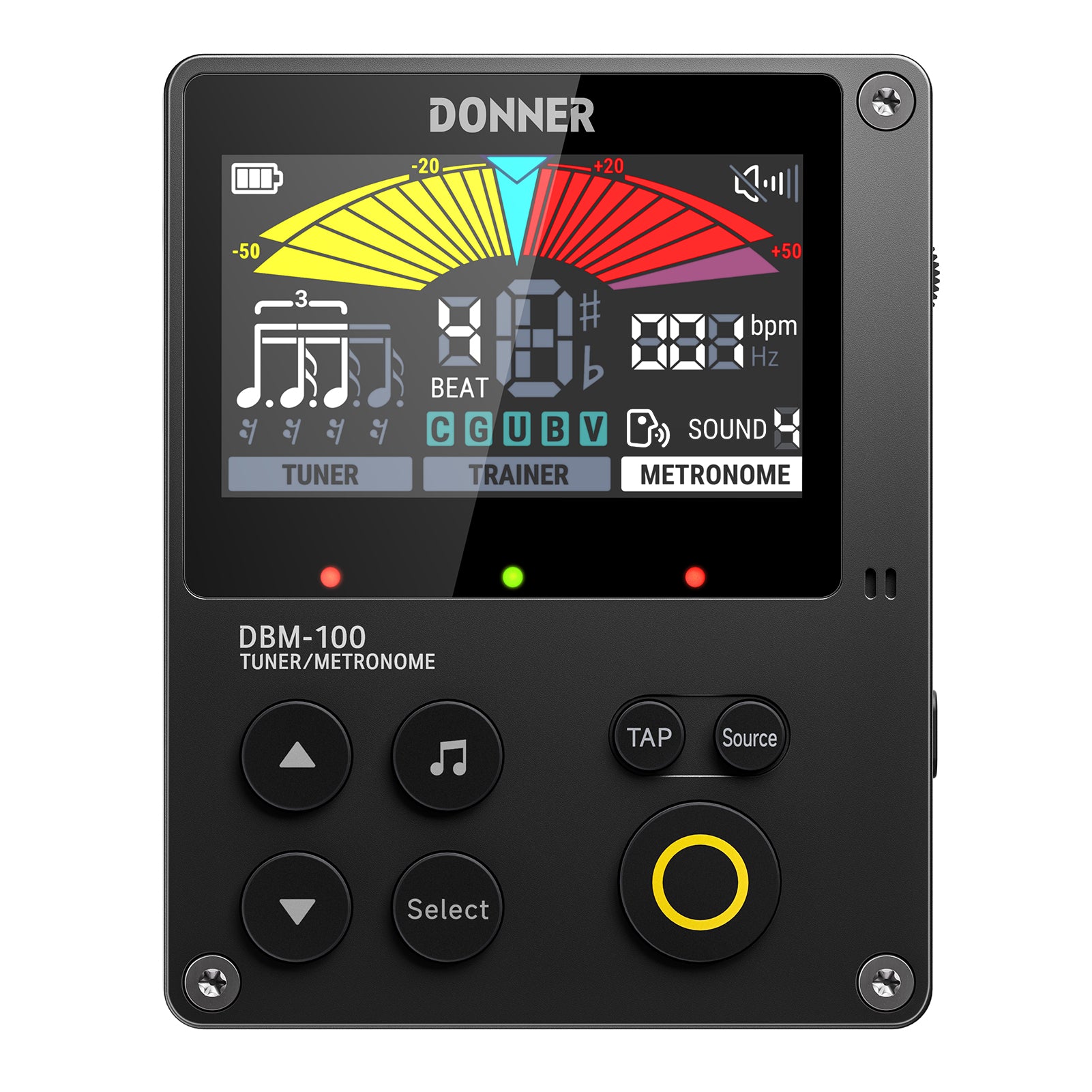 Donner DBM-100 Metronom-Schwarz