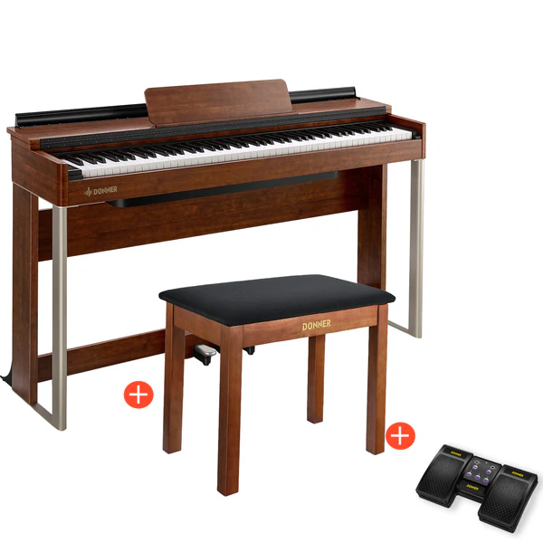 Donner DDP-200 Graded Hammer Action Holz Digital Piano-DDP-200##
