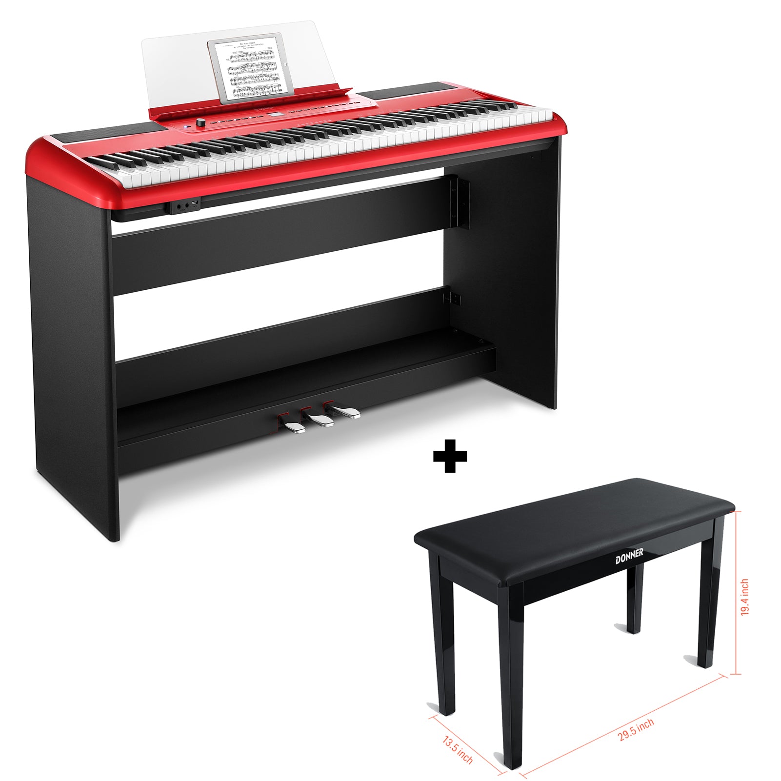 Donner SE-1 Digitalpiano mit 88 Tasten in voller Gewichtung