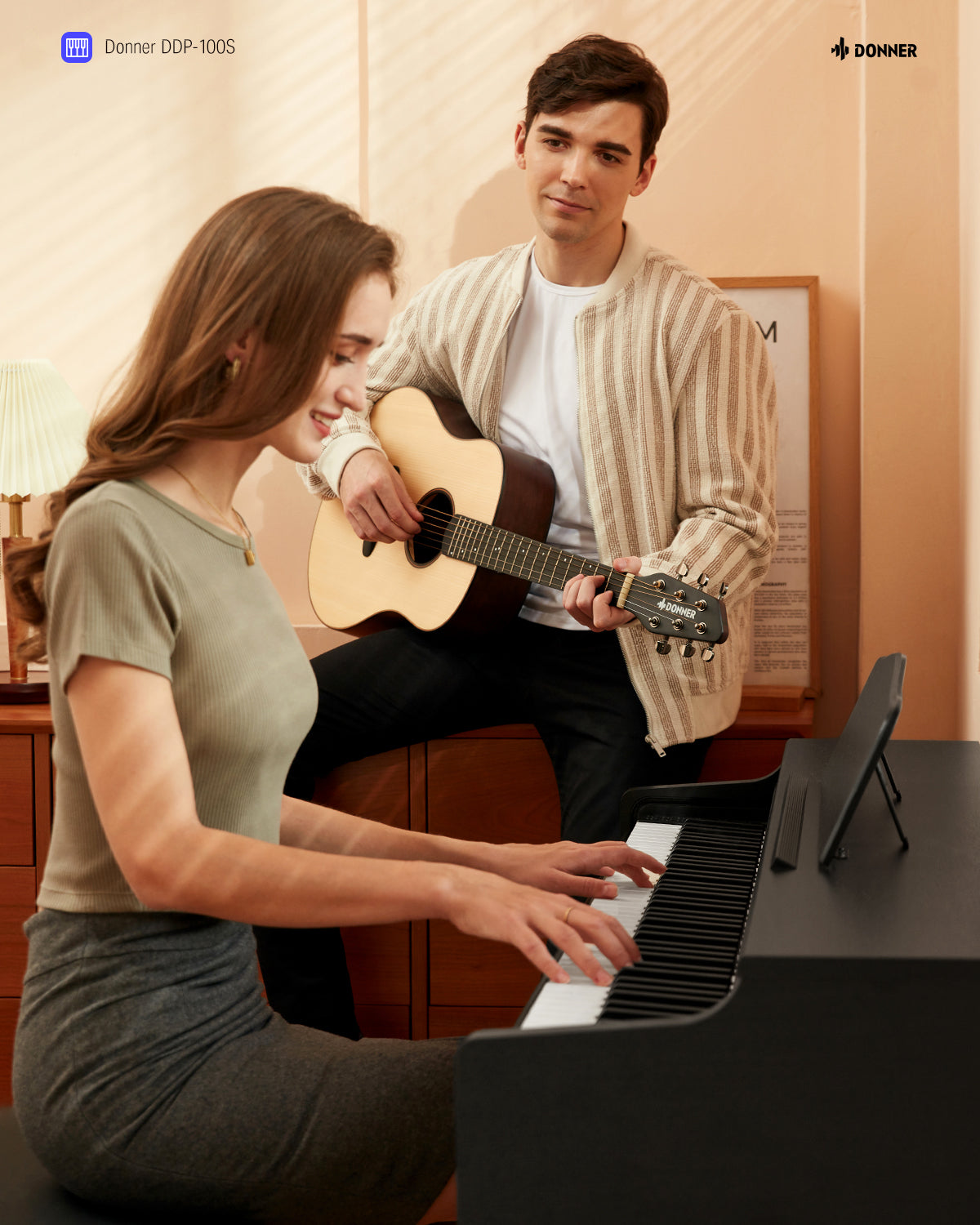 Donner DDP-100S Progressive Hammer-Mechanik Digital Piano