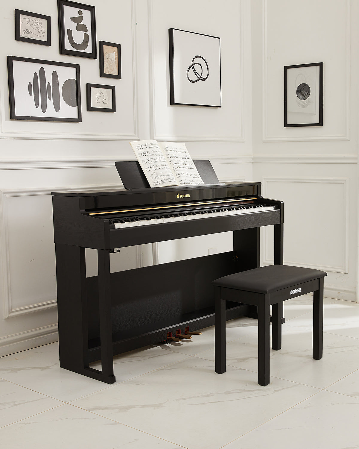 Donner DDP-400 Premium Upright Digital Piano