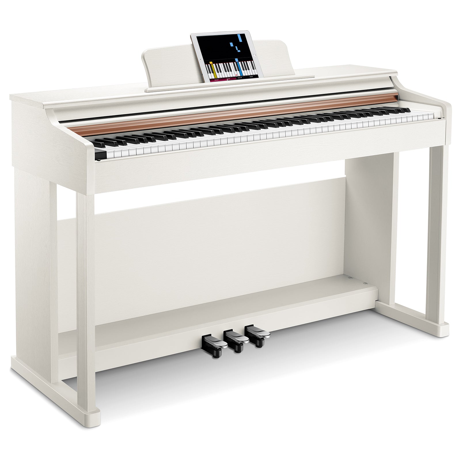 Donner DDP-100 Gewichtetes Digital Piano-Weiß##