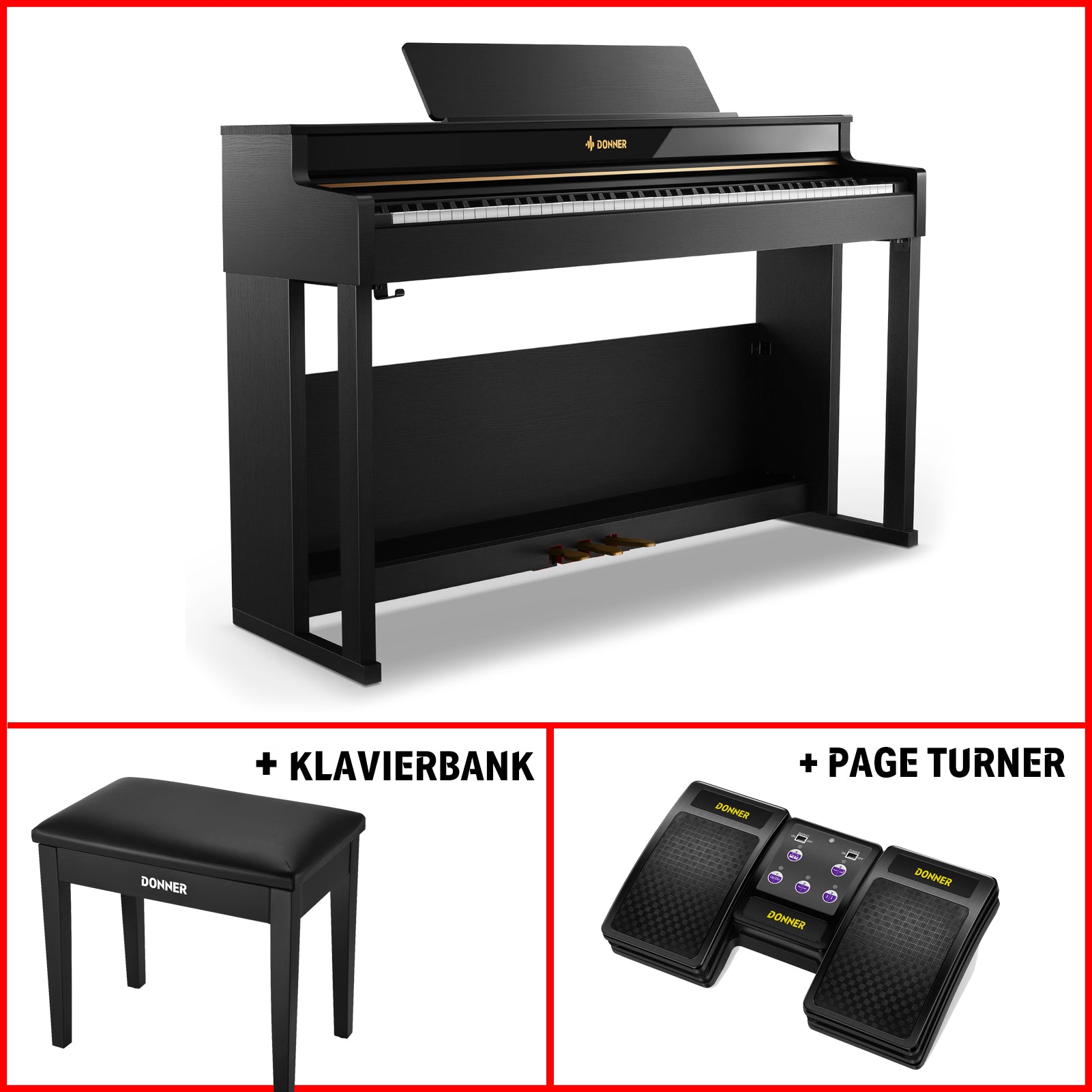 Donner DDP-400 Premium Upright Digital Piano