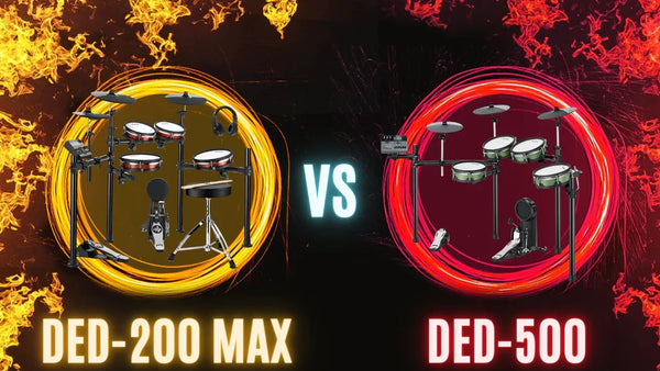Battle of the Beats: DED-200 MAX vs. DED-500 E-Drum-Sets