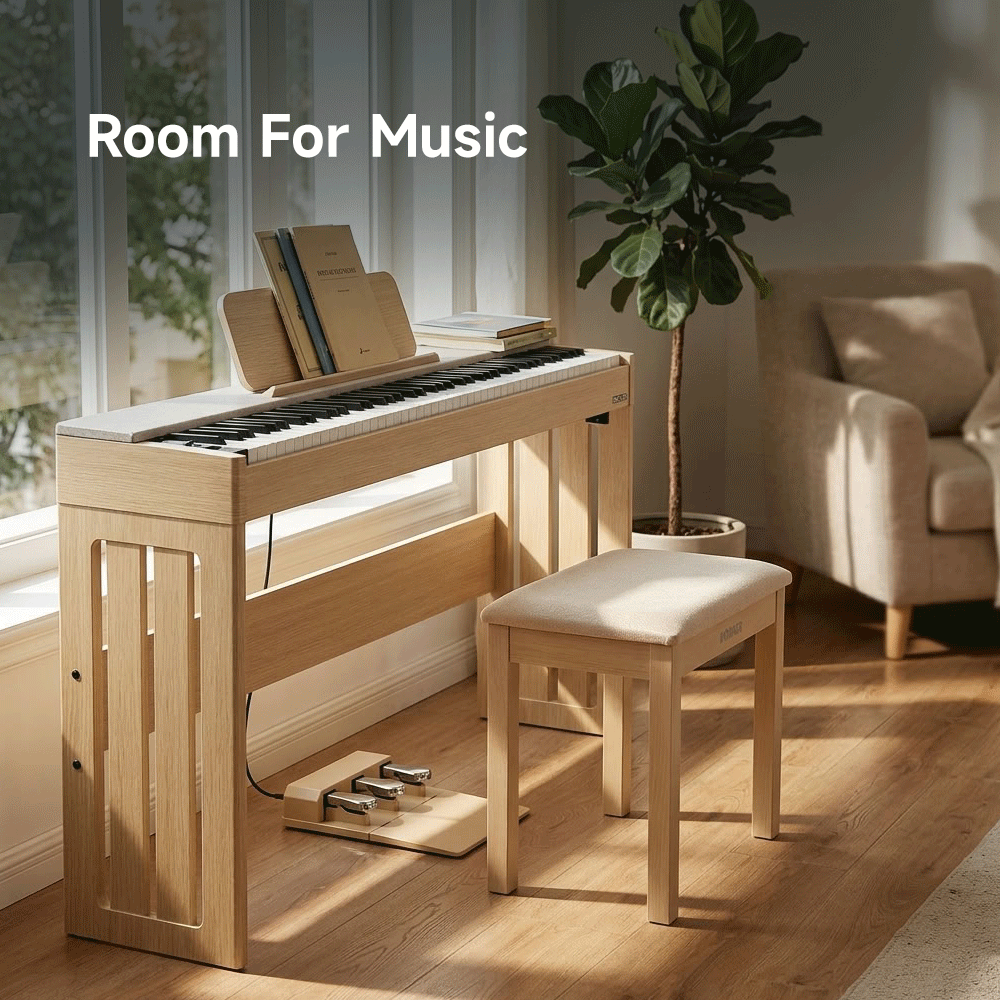 Donner OURA J100: Ein Digitalpiano, das zum Wohnen passt
