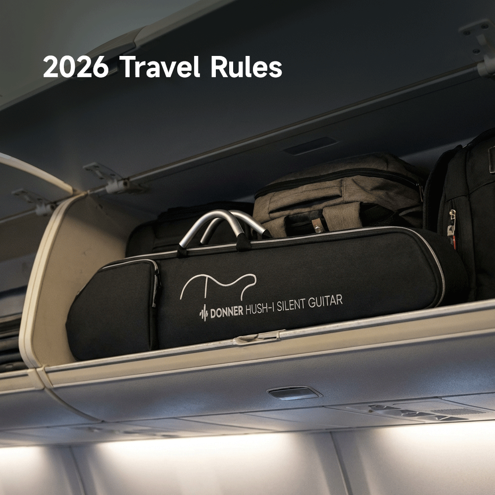 Instrument im Flugzeug & Zug: Der Handgepäck-Guide 2026