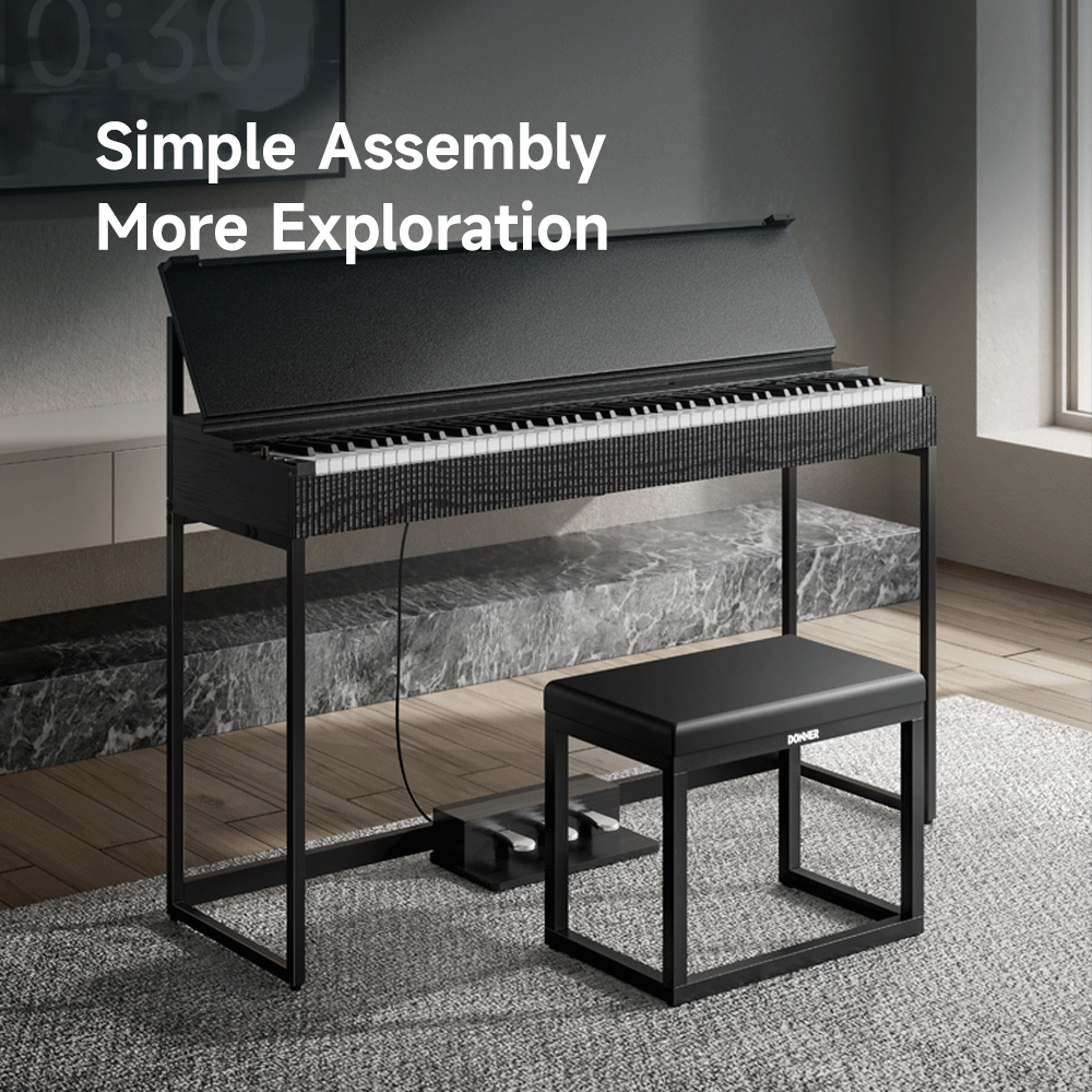 Donner OURA Digitalpiano aufbauen – Video-Montageanleitung