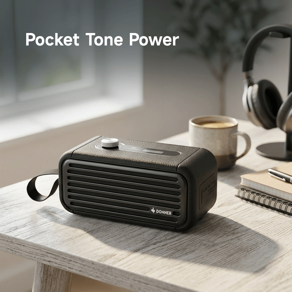 Mini-Gitarrenverstärker mit Bluetooth: Donner Go im Alltag