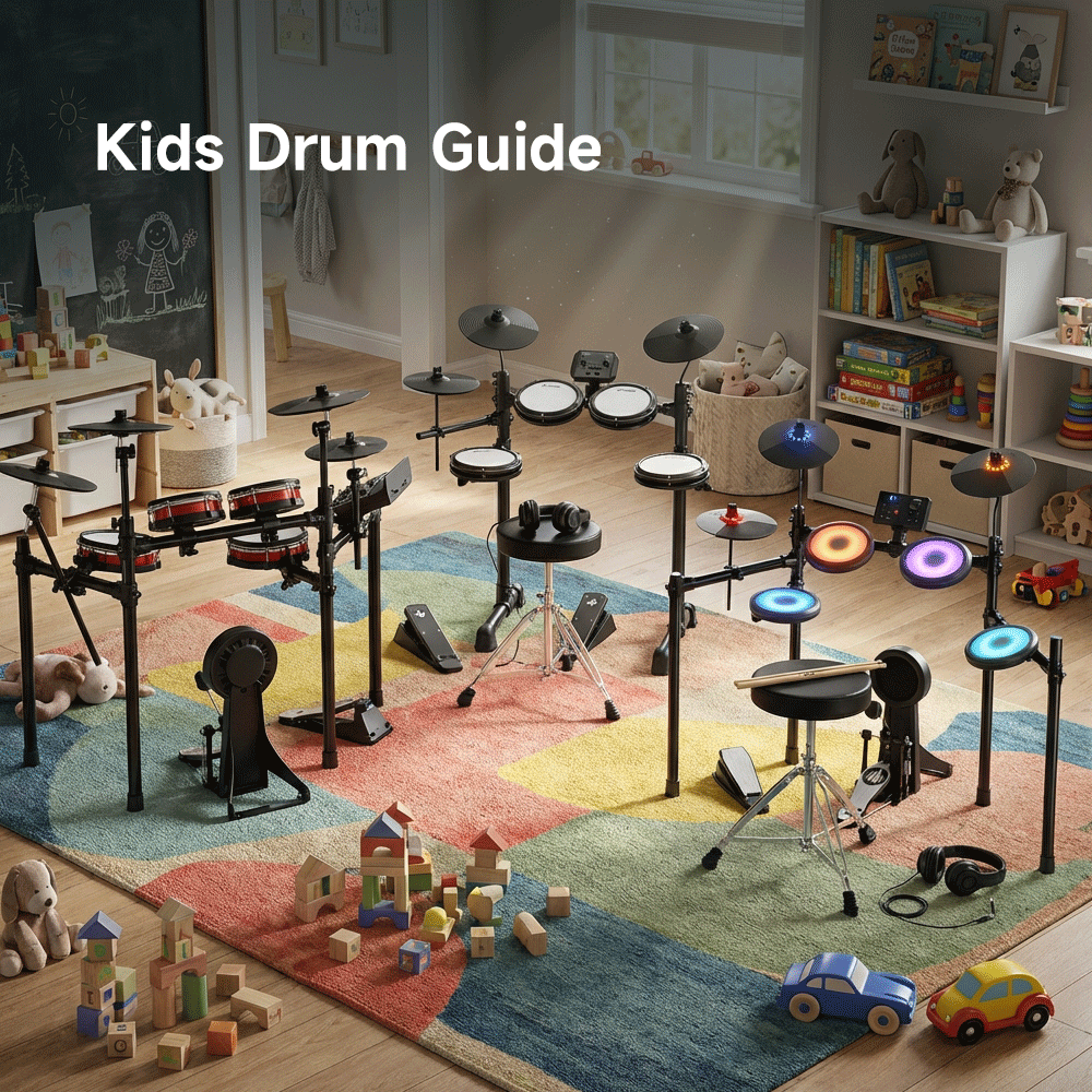 E-Drums für Kinder im Vergleich: Donner DED-70L, DED-80 oder DED-200 MAX?