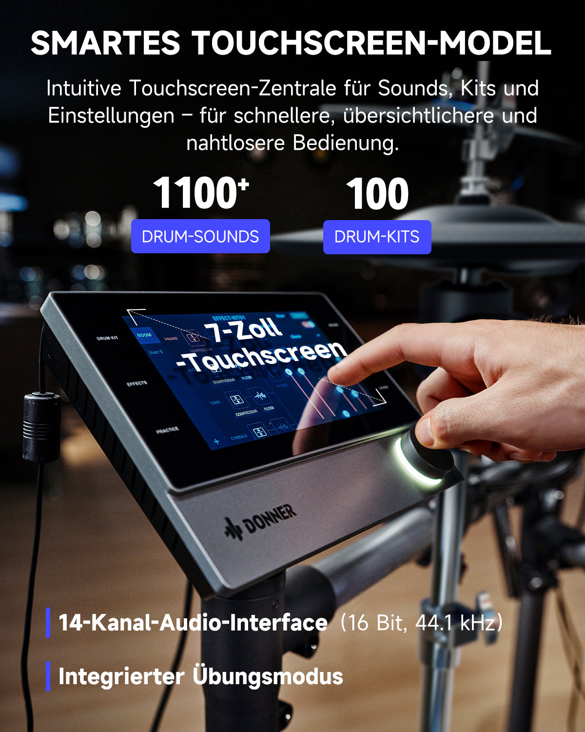 Donner BackBeat Pro Elektronisches Schlagzeug