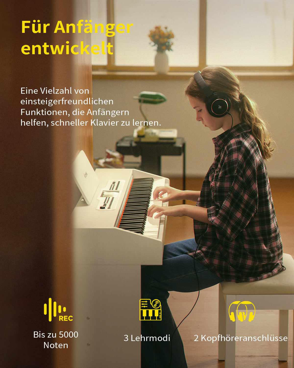 Donner DDP-95 Gewichtete Tastatur Digital Piano