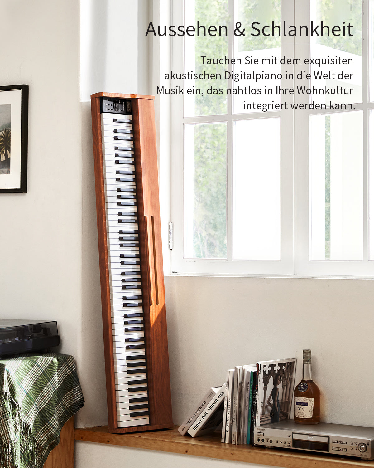 Donner DEP-1S Tastatur im Holzstil Digitalpiano
