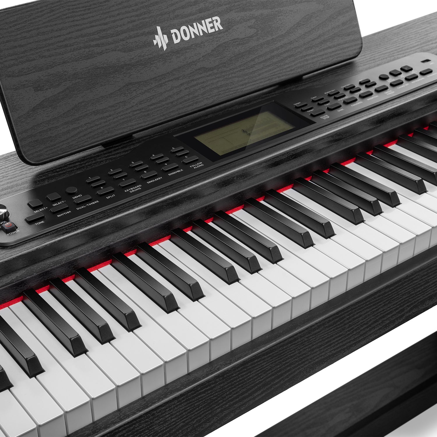 Donner DDP-95 Gewichtete Tastatur Digital Piano-Schwarz##