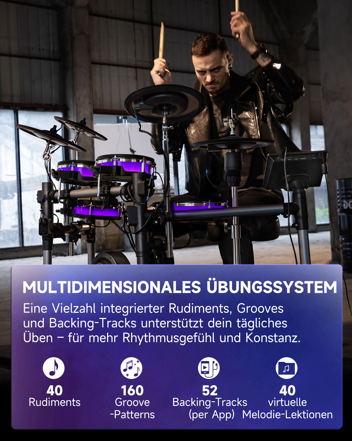 Donner BackBeat Pro Elektronisches Schlagzeug