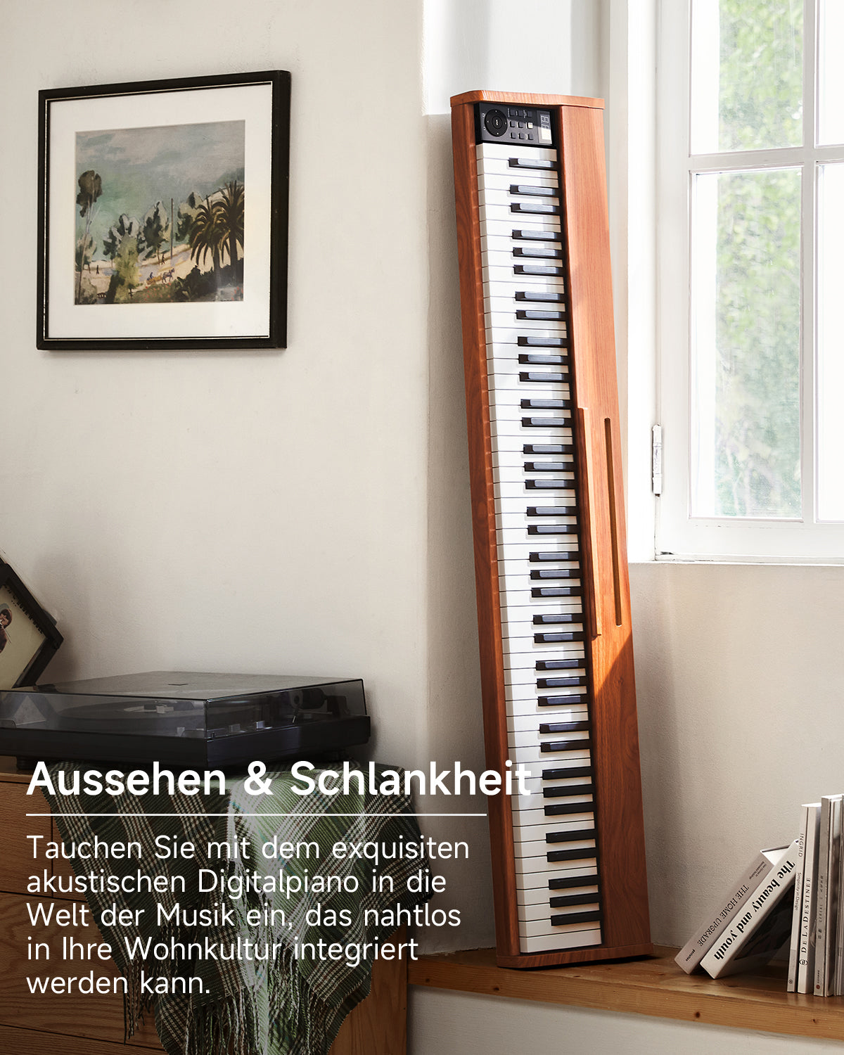 Donner DEP-1S Tastatur im Holzstil Digitalpiano-Naturholzfarbe【Neue Version】##