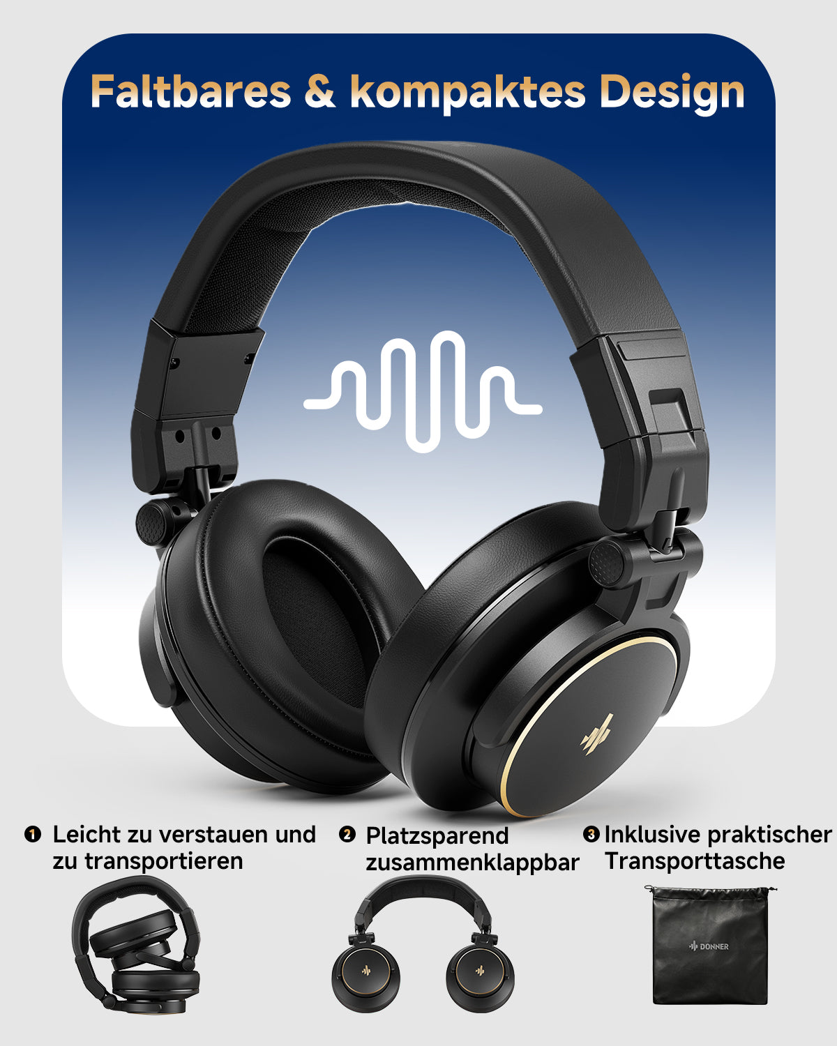 Donner MH1 Soundmonitor-Kopfhörer
