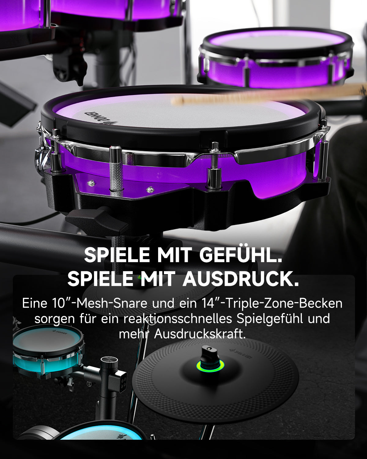 Donner BackBeat Pro Elektronisches Schlagzeug