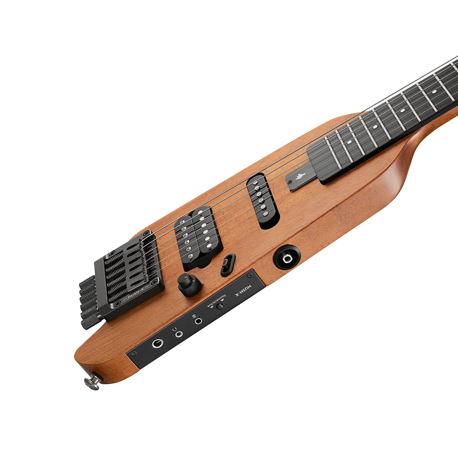 Donner HUSH™ X Kopflose Bauweise E‑Gitarre-Natürlich##