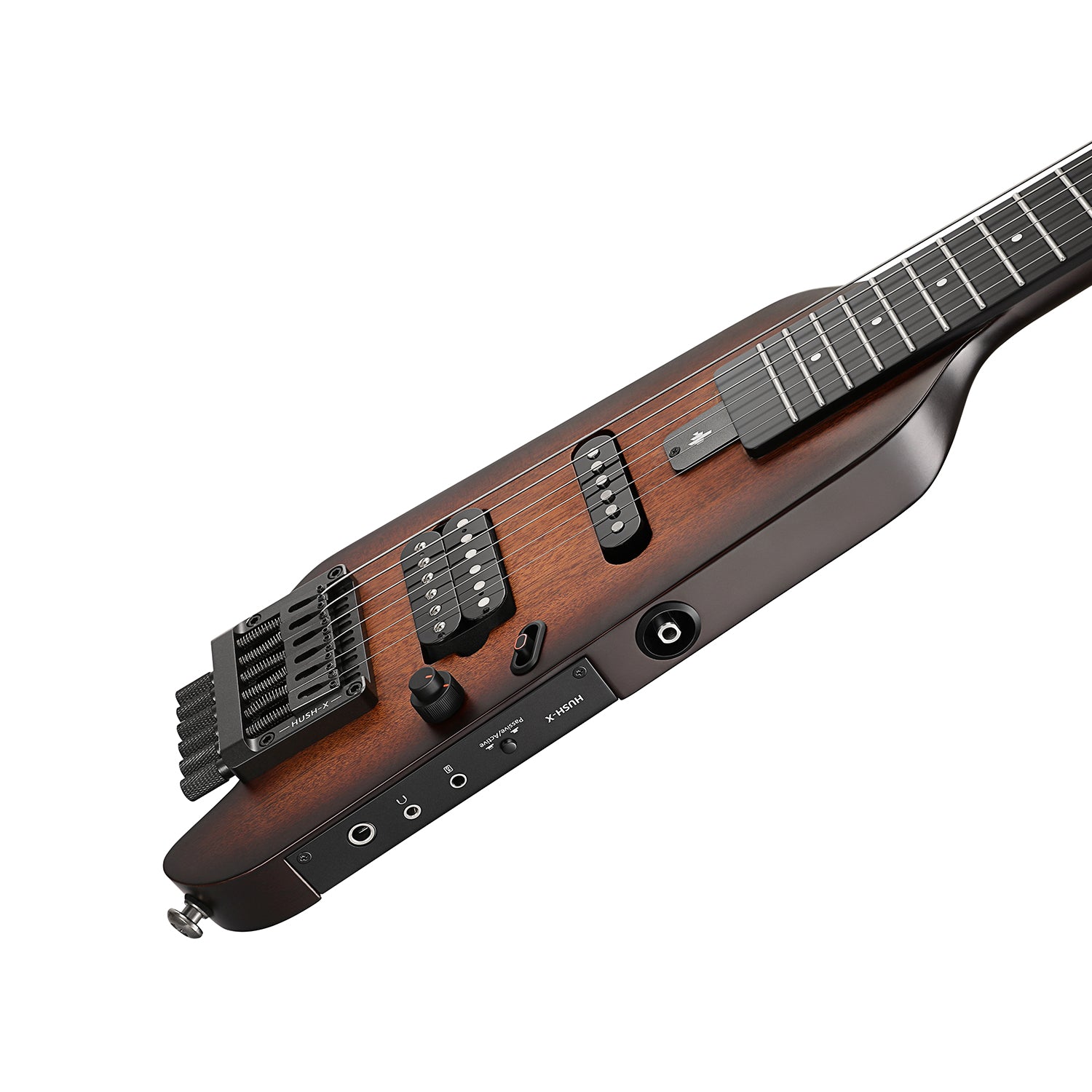 Donner HUSH™ X Kopflose Bauweise E‑Gitarre-Sunburst##