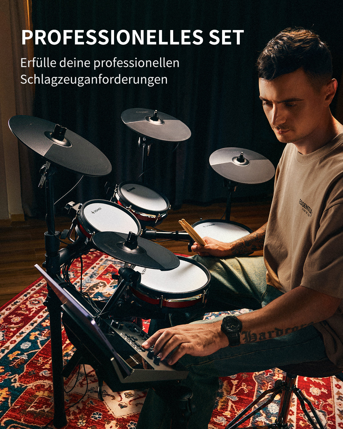 Donner DED-300X Elektronisches Schlagzeug