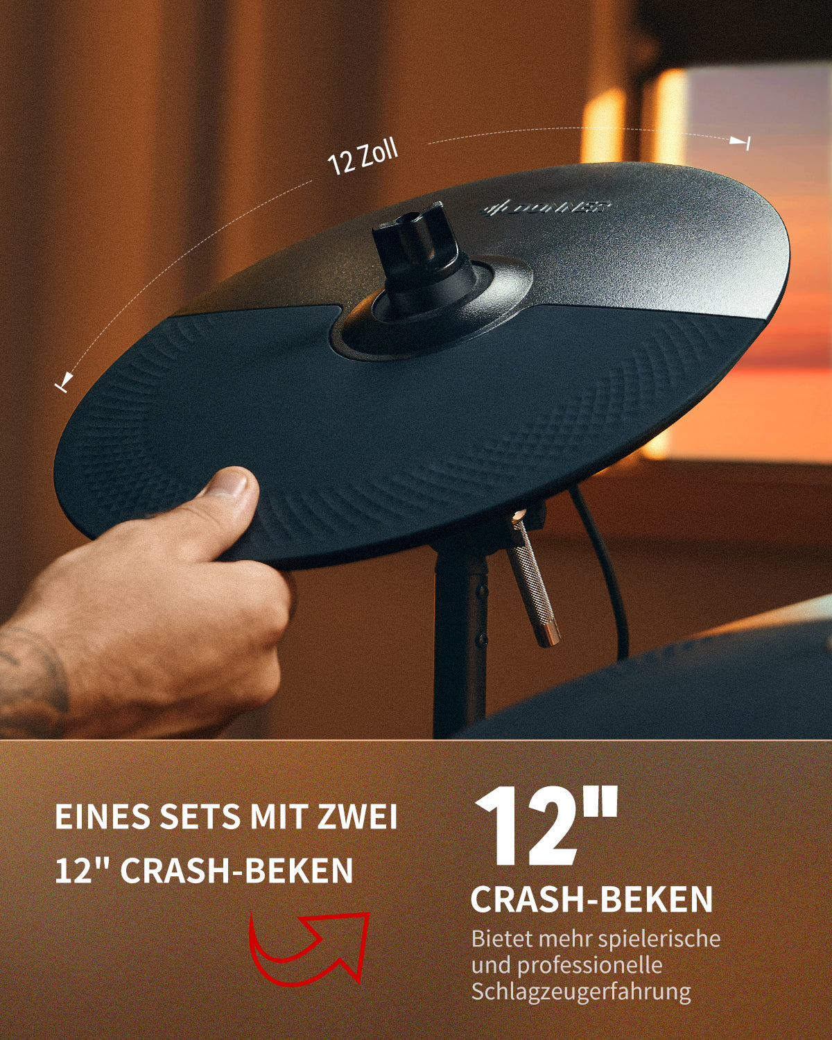 Donner DED-300X Elektronisches Schlagzeug