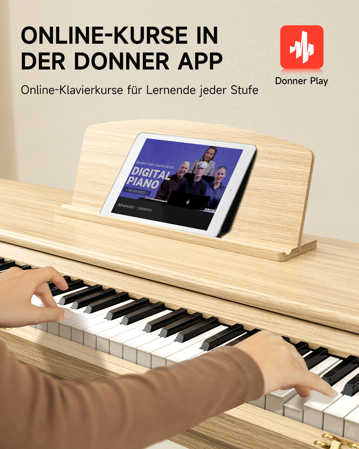 Donner DDP-65 Digitalpiano mit 88 halbgewichteten Tasten