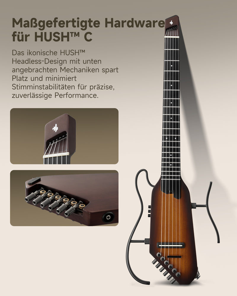 Donner HUSH™ C Klassische Nylonsaiten Gitarren