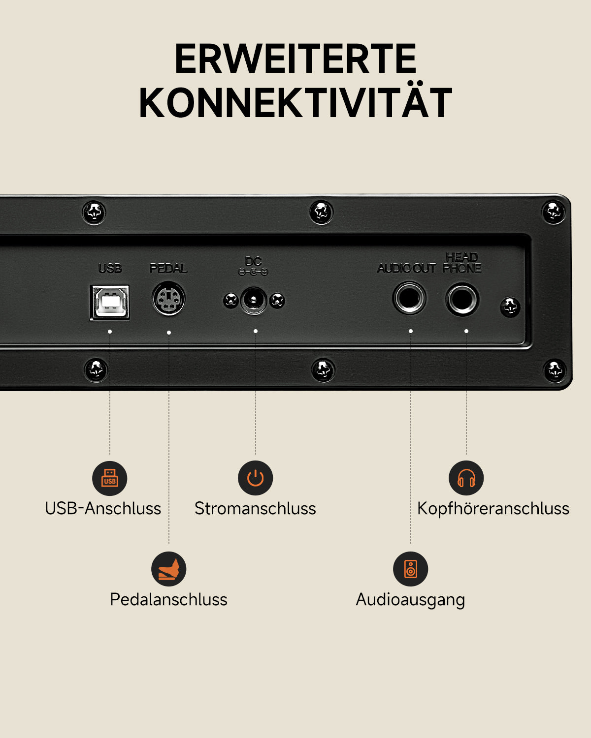Donner DDP-50 88 Tasten Gewichtetes Digitalpiano