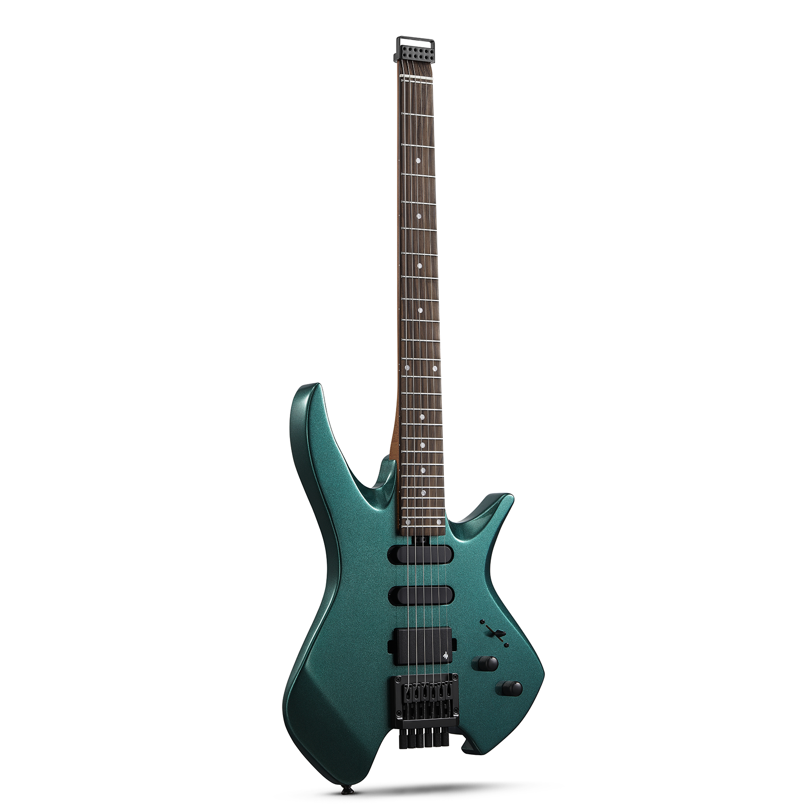 Donner HLX-500 Headless E-Gitarre-Sherwood Green##