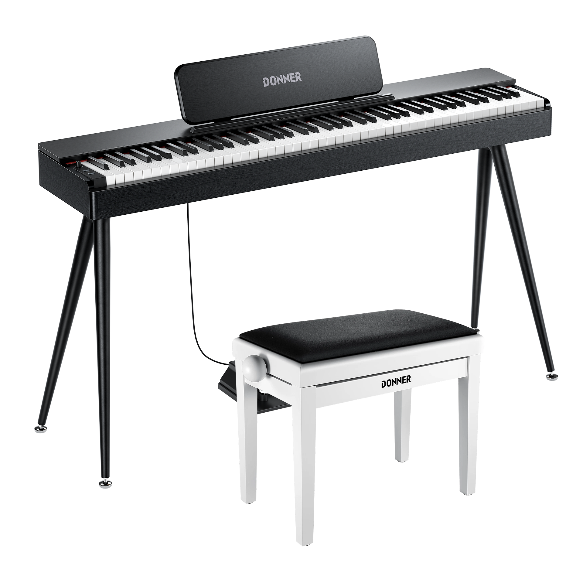 Donner OURA™ S100 Haushalts-Digital Piano-Schwarz##