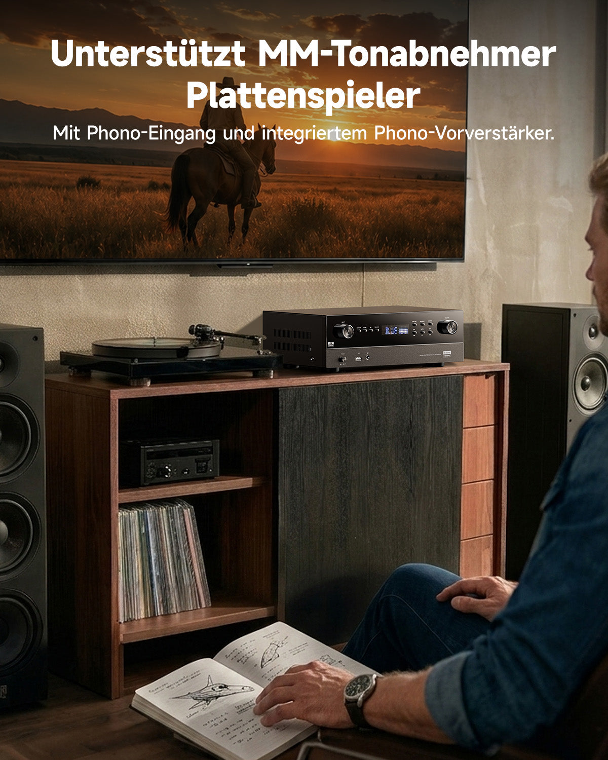 Donner MAMP8 5.2-Kanal-AV-Receiver