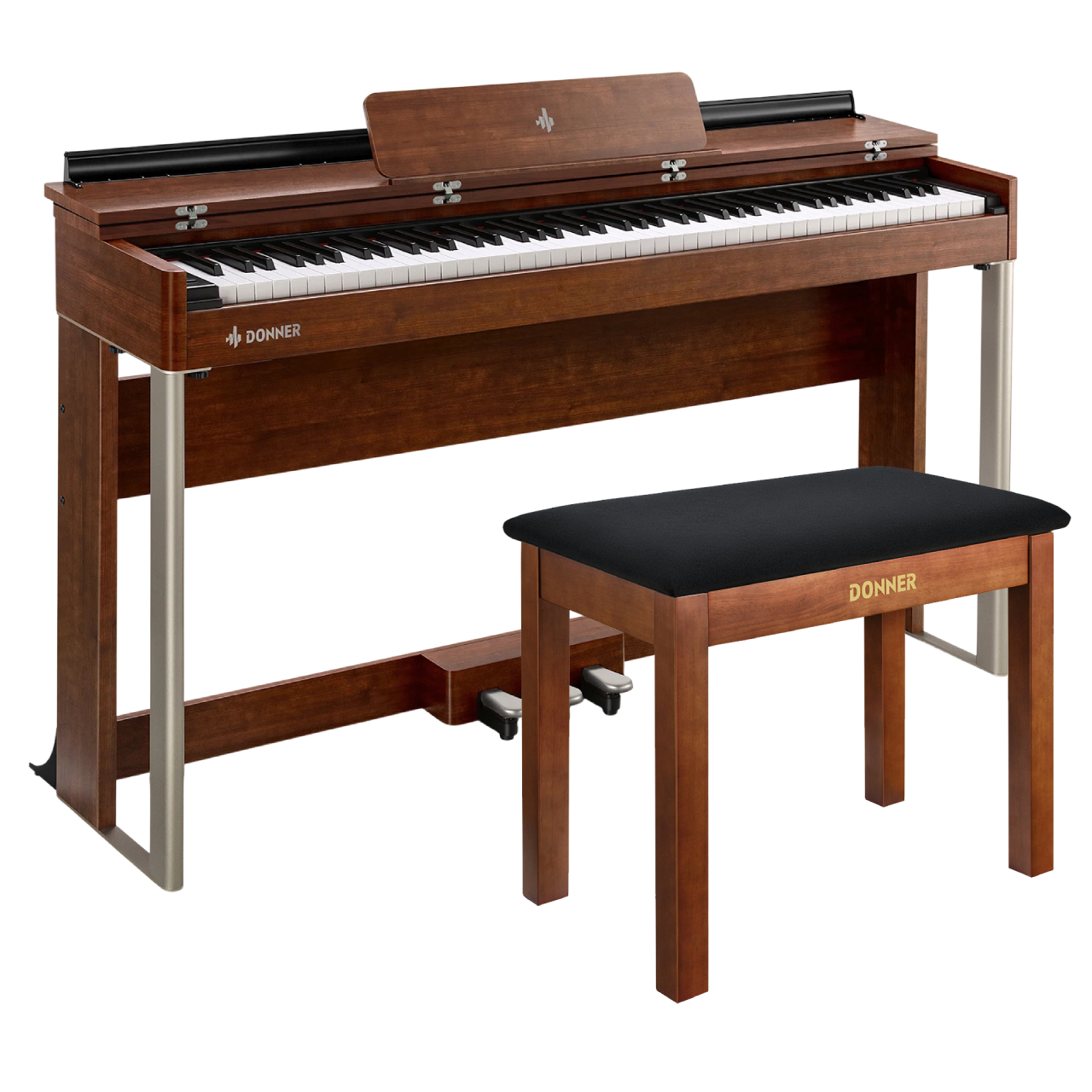 Donner DDP-200 Graded Hammer Action Holz Digital Piano-DDP-200 MK2 Piano##