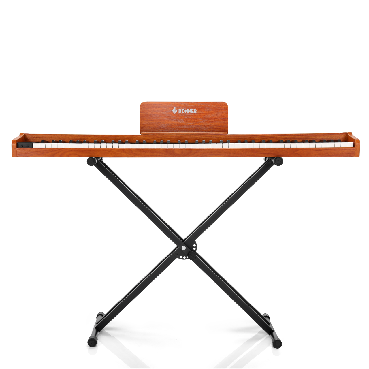 Donner DEP-1S Tastatur im Holzstil Digitalpiano-Naturholzfarbe##