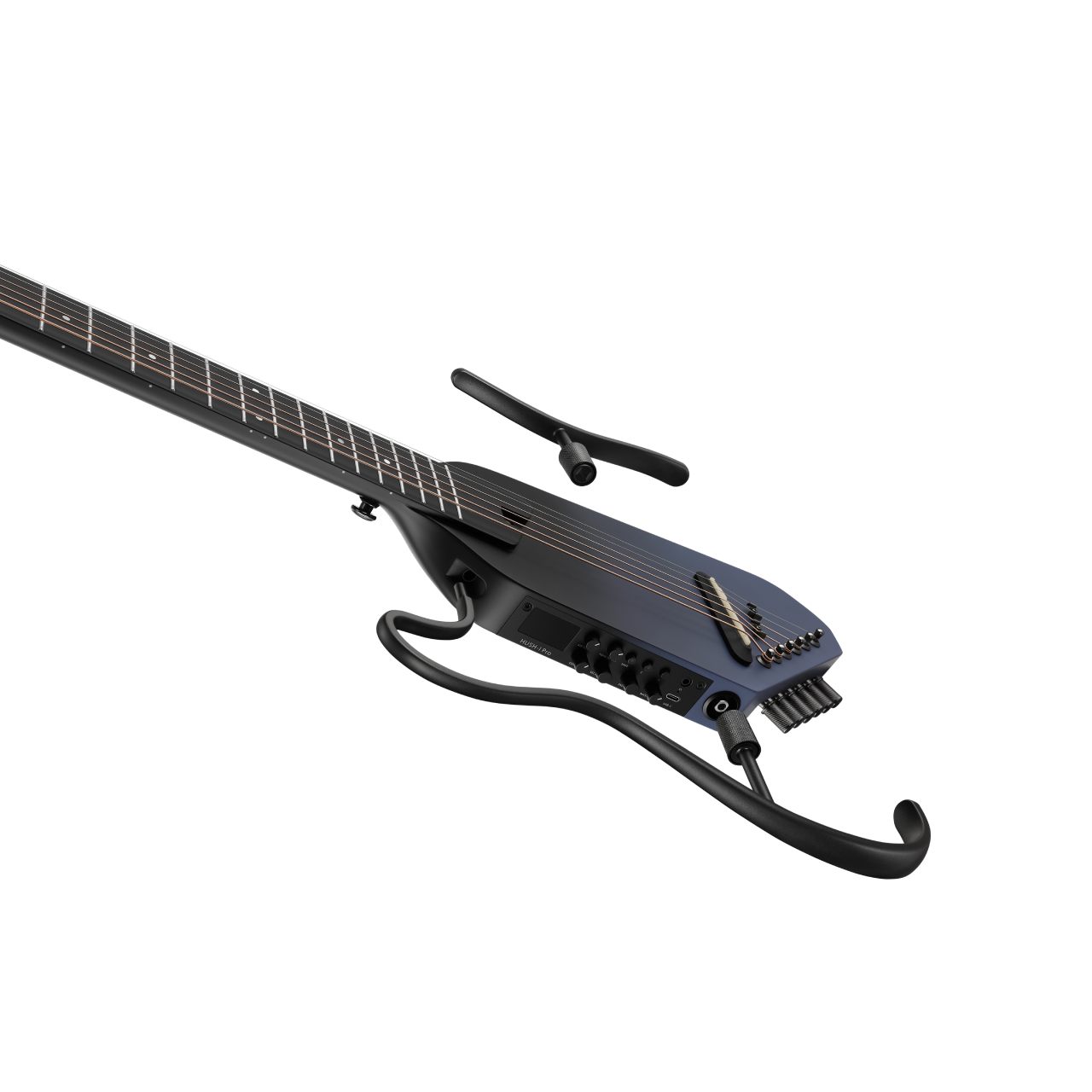 Donner HUSH™ I PRO Reisegitarre-Space Fly Schwarz##