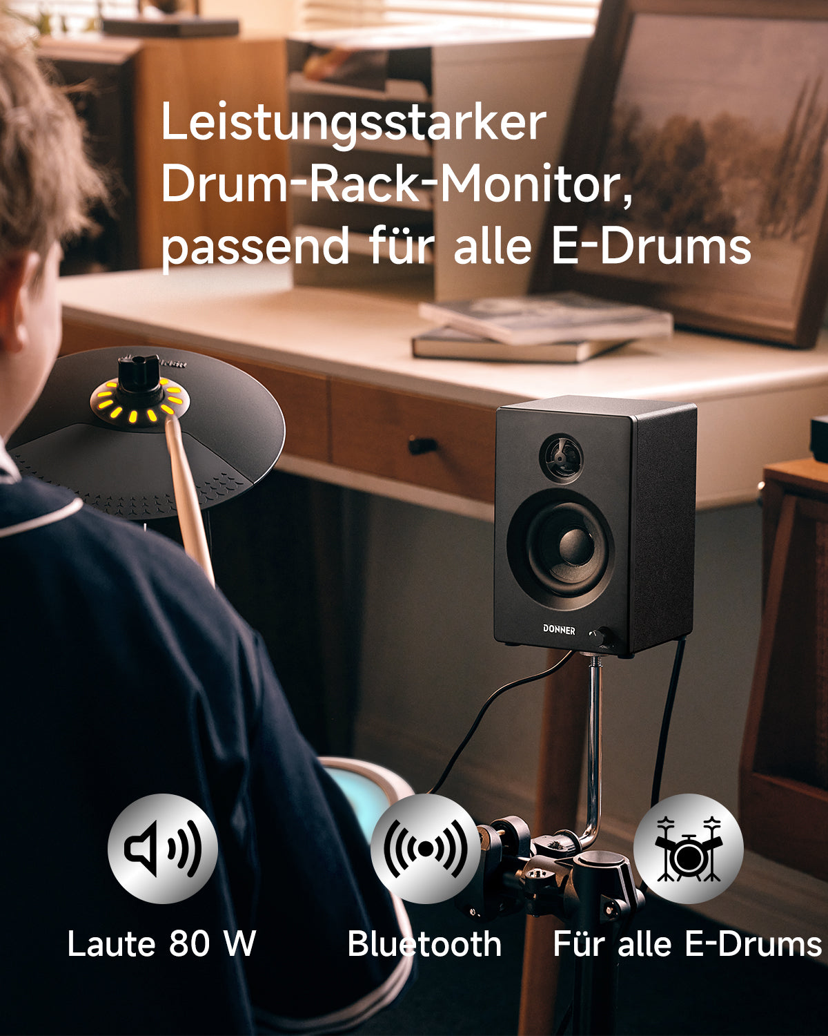 Donner DDA-20SE Drum-Monitor-Lautsprecher