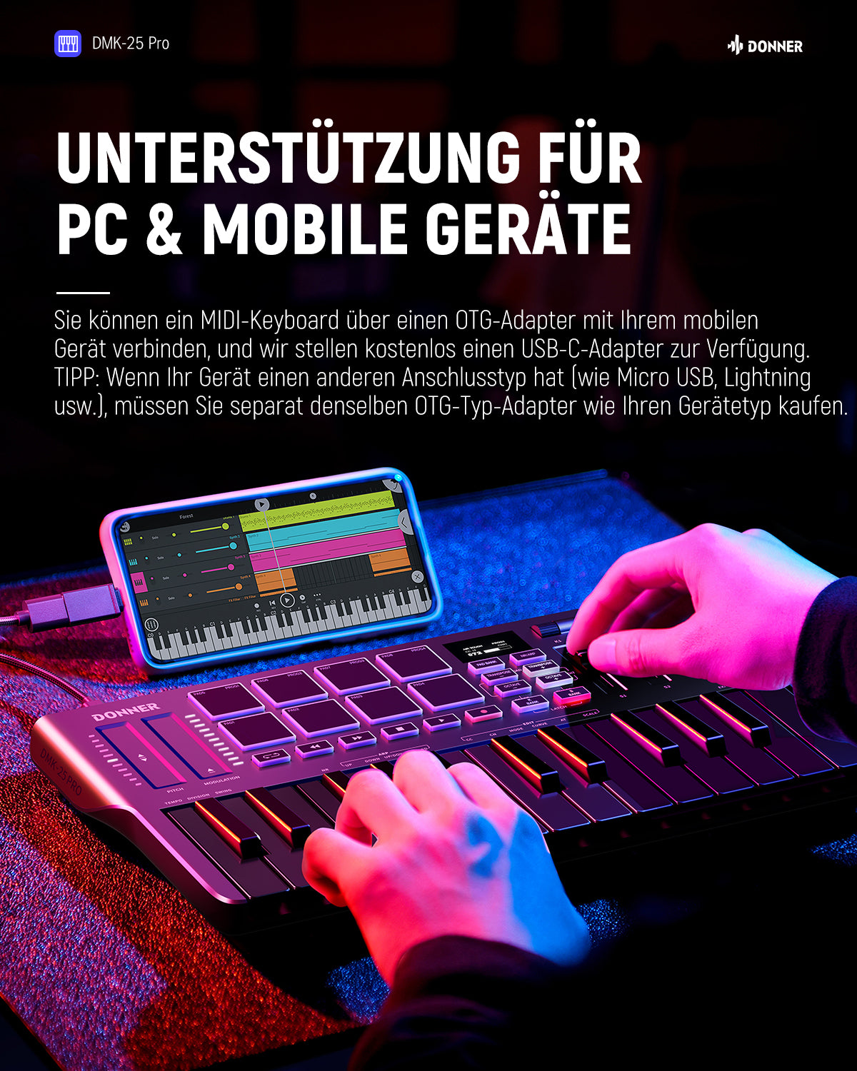 Donner DMK-25 Pro MIDI-Controller