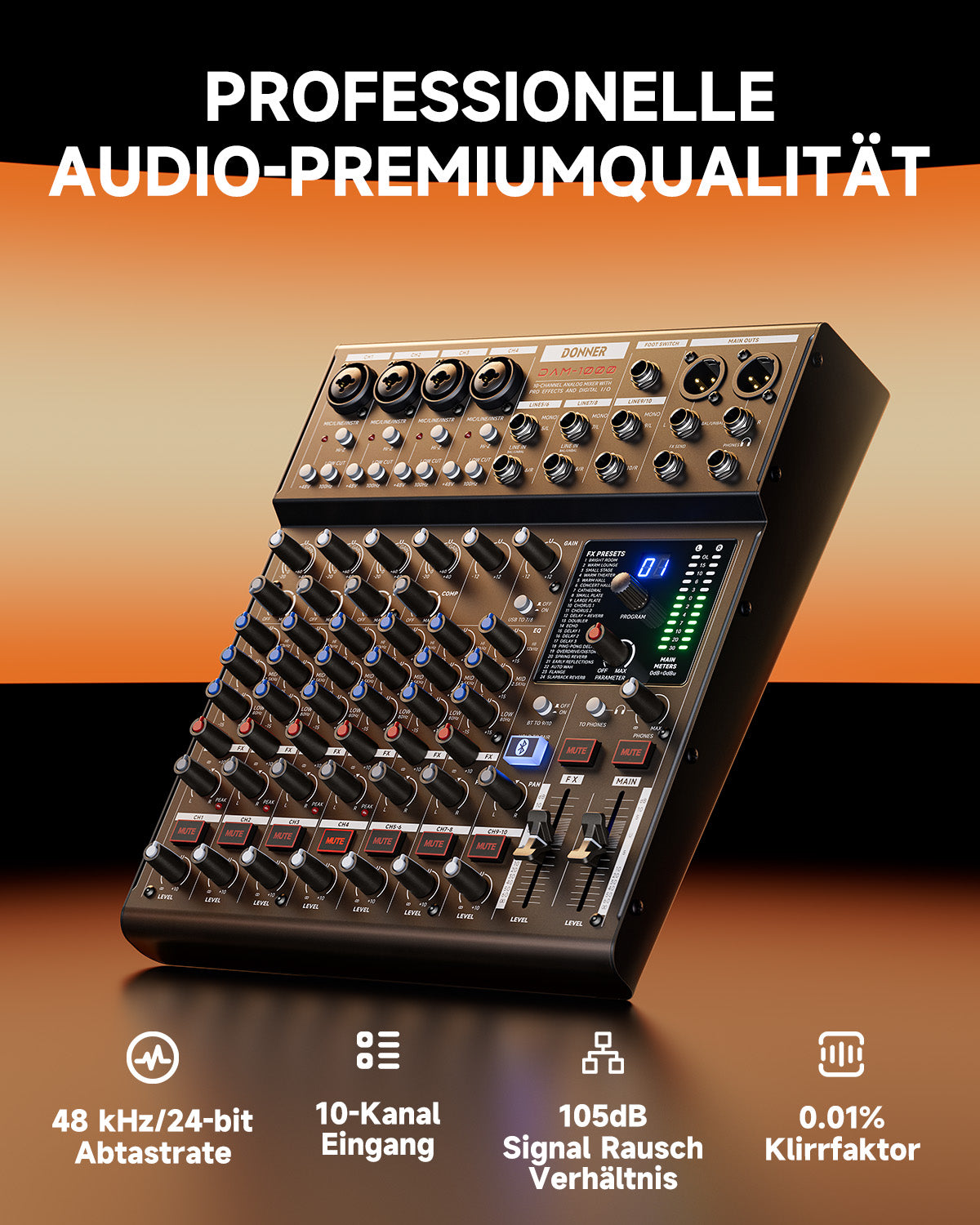 Donner DAM1000 Audiomixer